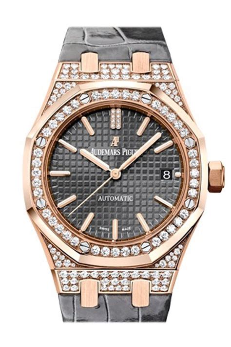 audemars piguet diamond ring|Audemars Piguet crocodile strap.